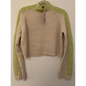 Wild Fable Target Off White Turtleneck Cropped Sweater Women's Sz S NWT New